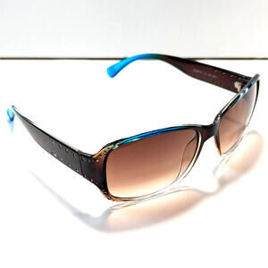 PANAMA JACK PJ 99 DG0721 Brown Blue Sunglasses With Rhinestones